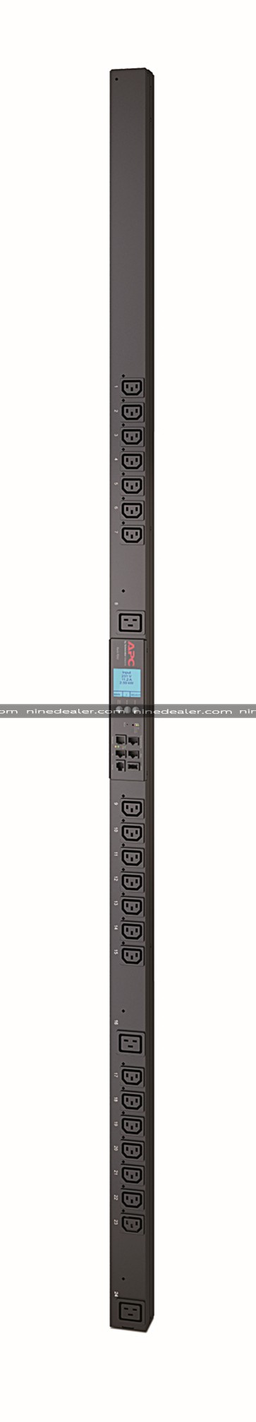 Rack PDU 2G, Metered by Outlet with Switching, ZeroU, 16A, 100-240V, (21) C13 & (3) C19