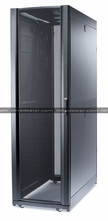 NetShelter SX 45U 600mm Wide x 1200mm Deep Enclosure with Sides Black