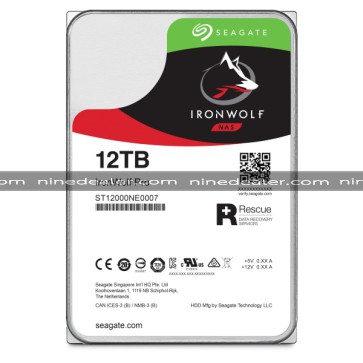 ST12000NE0007 | SEAGATE IronWolf Pro HDD 3.5" 12TB SATA-III 7200rpm Cache 256MB 