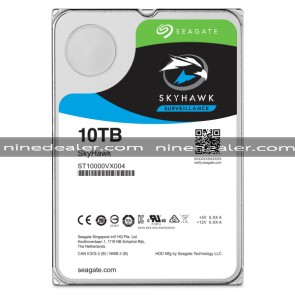 ST10000VX0004 | SEAGATE SkyHawk HDD 3.5" 10TB SATA-III 7200rpm Cache 256MB
