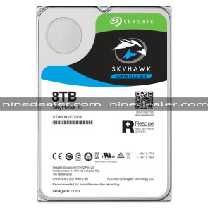ST8000VE0004 | SEAGATE SkyHawk AI HDD 3.5" 8TB SATA-III 7200rpm Cache 256MB